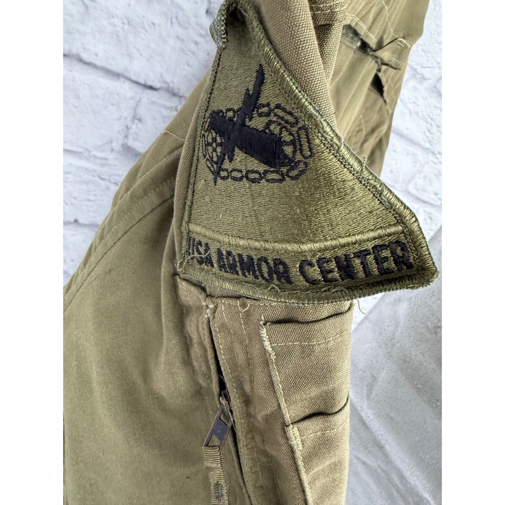 Vintage 1985 US Army CVC Tanker Coveralls Medium Long Aramid Armor Center - Picture 13 of 16